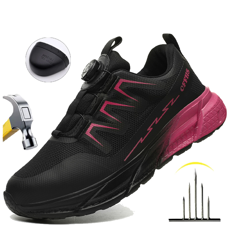 Work Boot Steel Toe - Women's Anti-Puncture Safety Boots Steel Toe