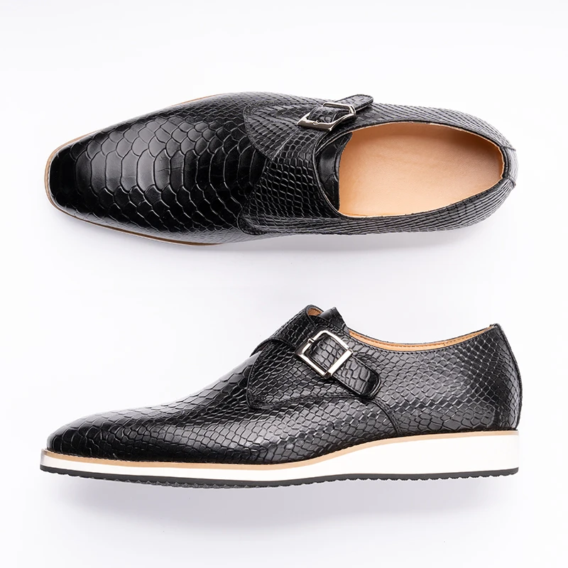 Monk Strap Shoe - High Quality Men's Casual Shoes Handmade