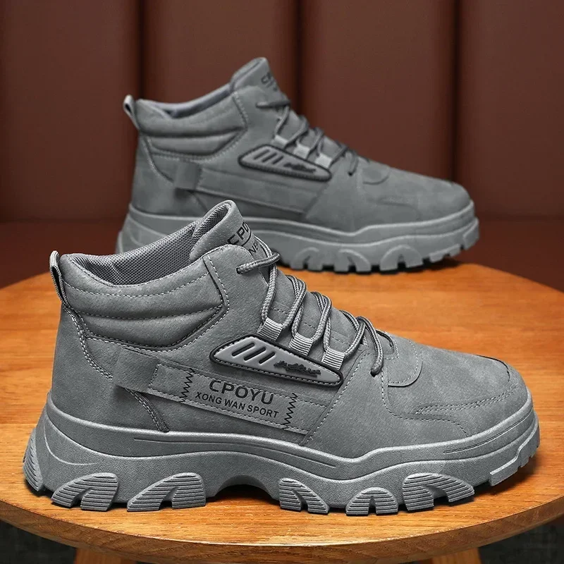 Men'S Shoes To Increase Height - Ankle Boots Men's Shoes Spring High
