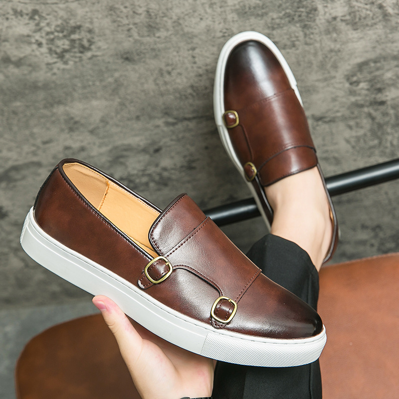 Monk Strap Shoe - Designer New Shoes for Men Leather