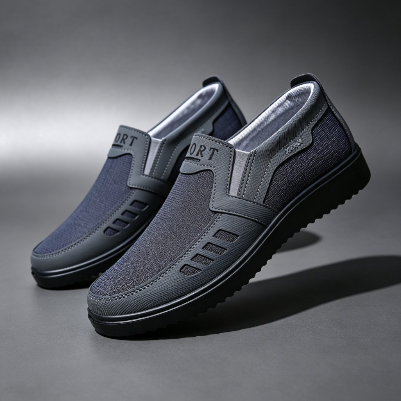 Men'S Shoes Loafers Casual - Men Slip‑On Canvas Loafers Breathable Comfort