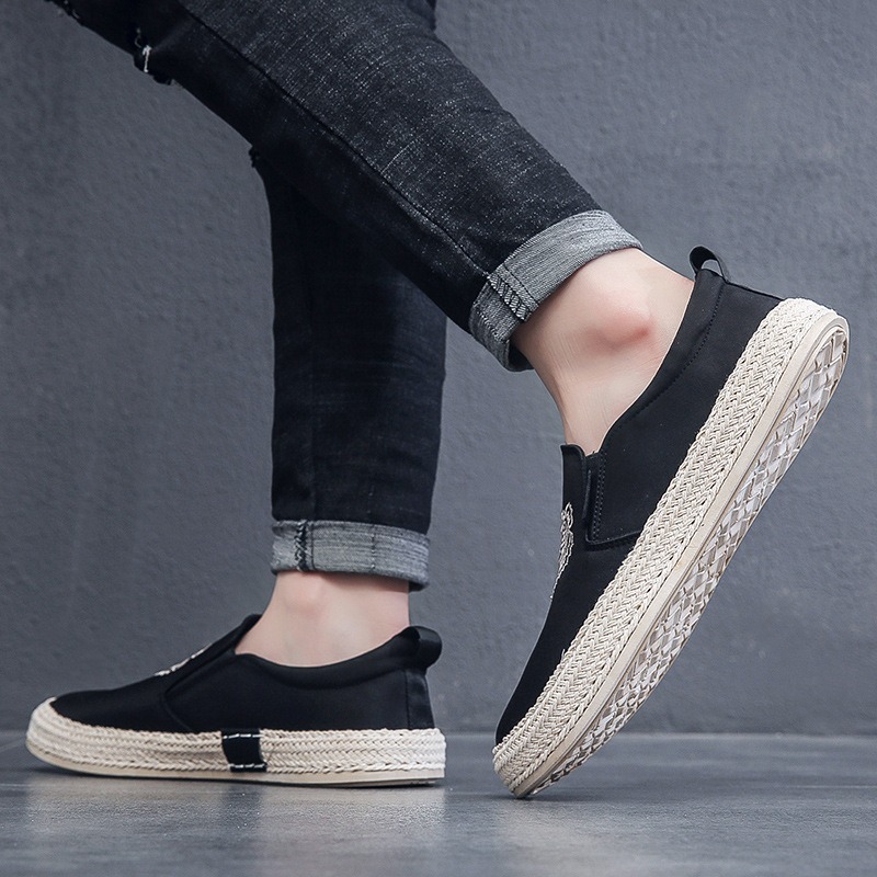 black Breathable shoes for man - Men'S Shoes Loafers Casual ulasan dan harga