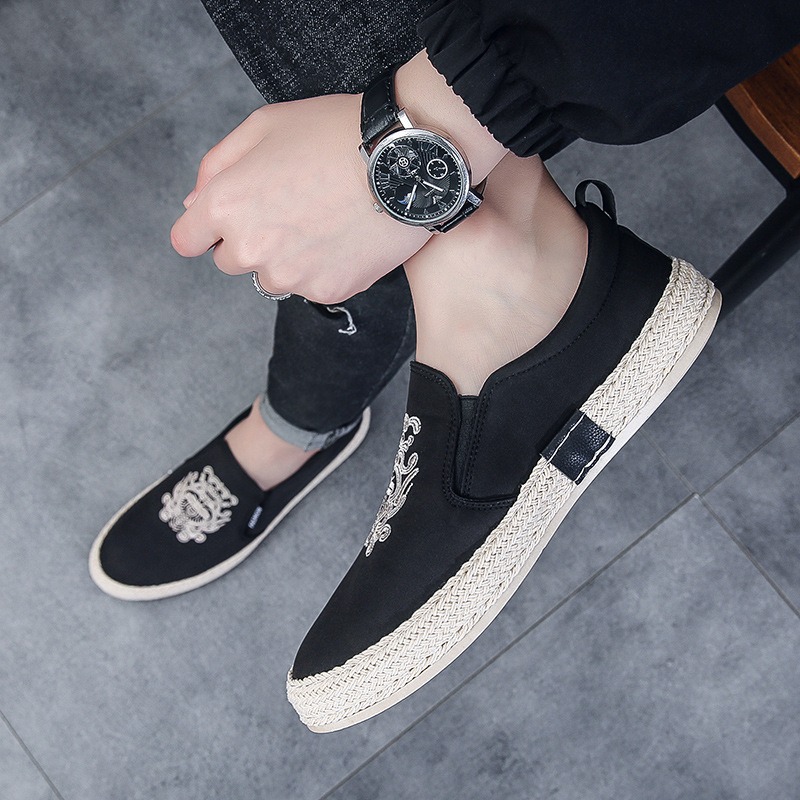 black Breathable shoes for man - Men'S Shoes Loafers Casual ulasan dan harga
