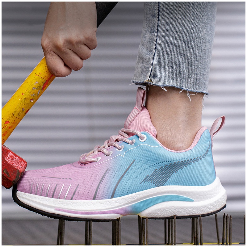 women fashion breathable steel - Work Boot Steel Toe ulasan dan harga