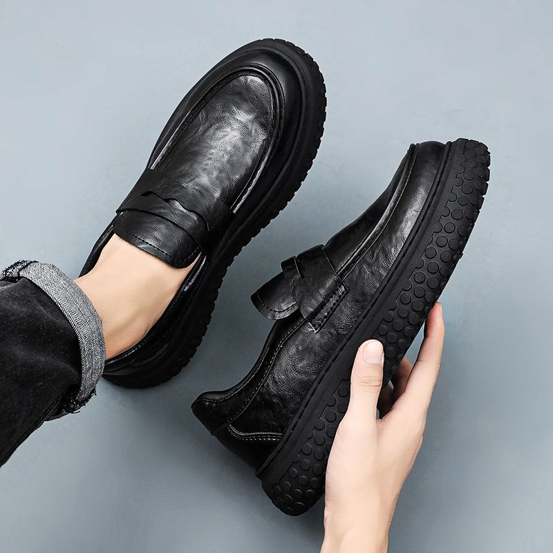 2026 New Men's Loafers Soft Le - Men'S Shoes Loafers Casual ulasan dan harga