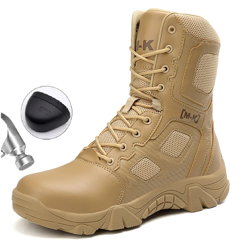 Men's Work Safety Shoes Steel  - Work Boot Steel Toe ulasan dan harga