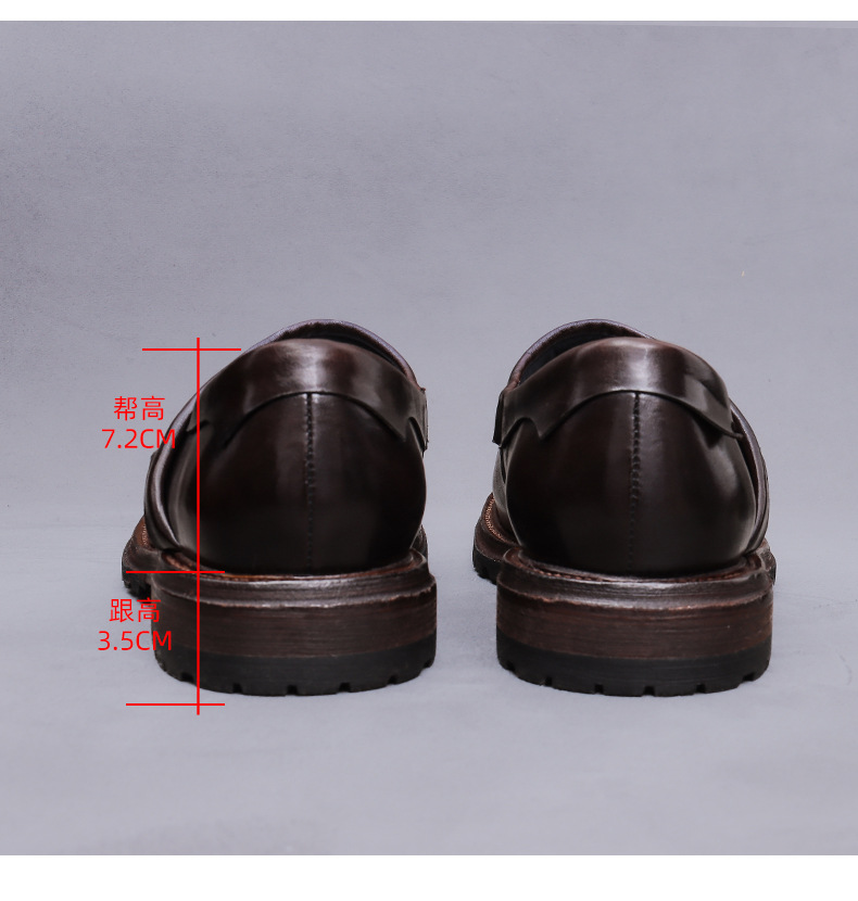 Luxury Men's Genuine Leather M - Monk Strap Shoe ulasan dan harga