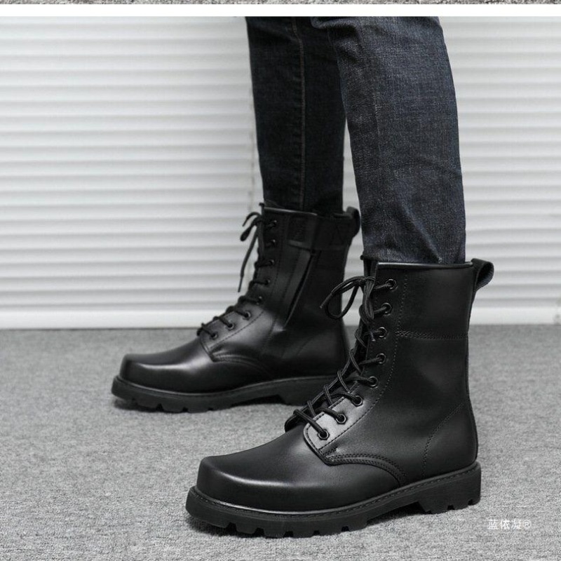 Tactical Combat Boots Mens Hig - Work Boot Steel Toe ulasan dan harga