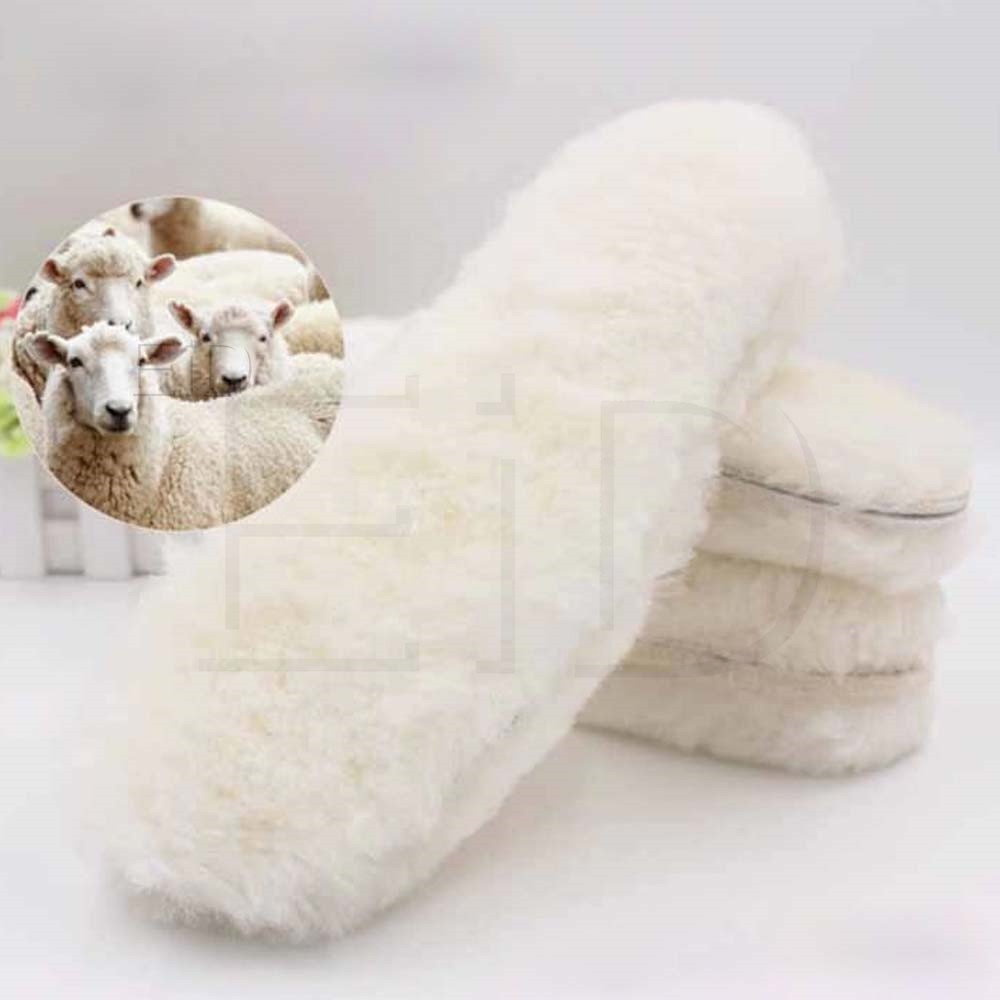 Natural Wool Insoles Fur warm  - Men Shoes Eid ulasan dan harga