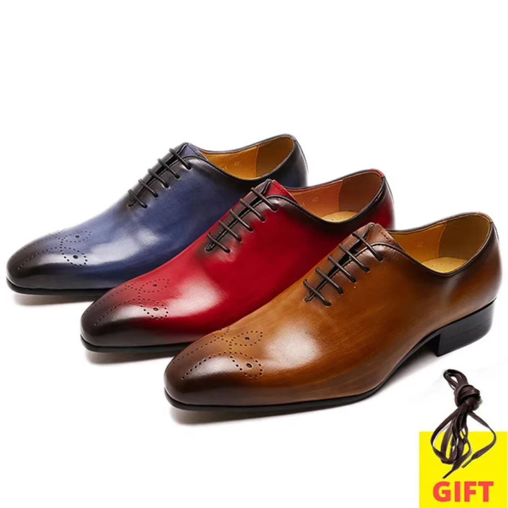 Mens Oxford Genuine Leather Sh - Monk Strap Shoe ulasan dan harga