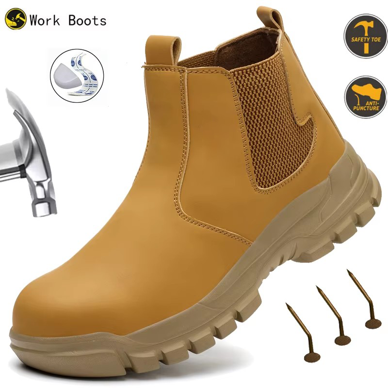 Waterproof Men's Safety Work B - Work Boot Steel Toe ulasan dan harga