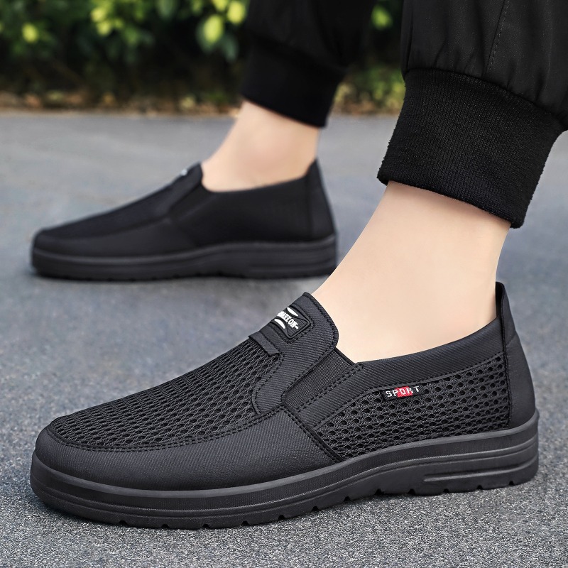 Men Slip‑on Breathable Mesh Lo - Men'S Shoes Loafers Casual ulasan dan harga