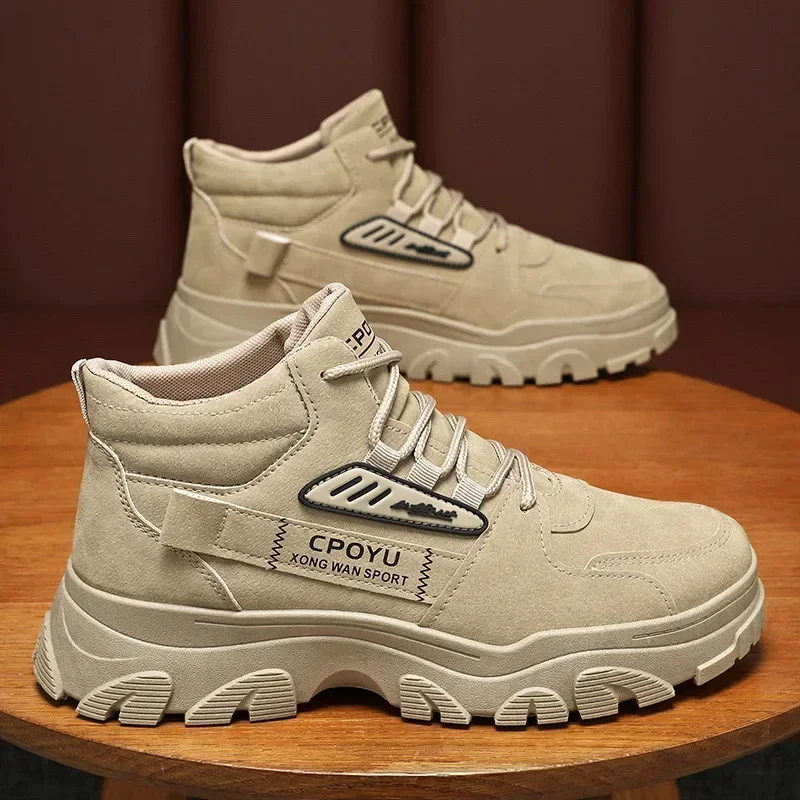 Ankle Boots Men's Shoes Spring - Men'S Shoes To Increase Height ulasan dan harga