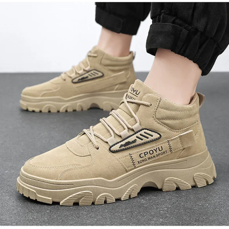 Ankle Boots Men's Shoes Spring - Men'S Shoes To Increase Height ulasan dan harga