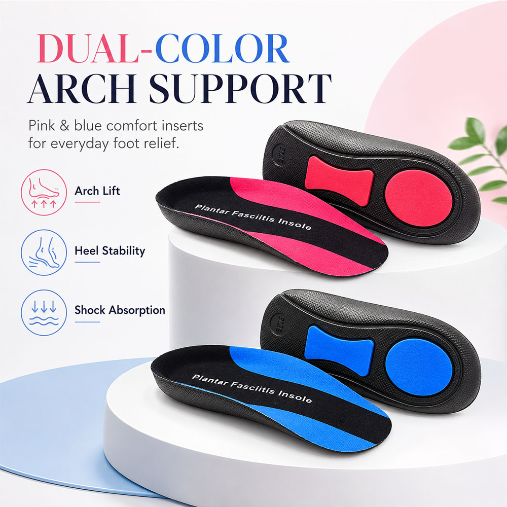 1-2 Pairs Arch Support Insoles - Men Shoes Eid ulasan dan harga