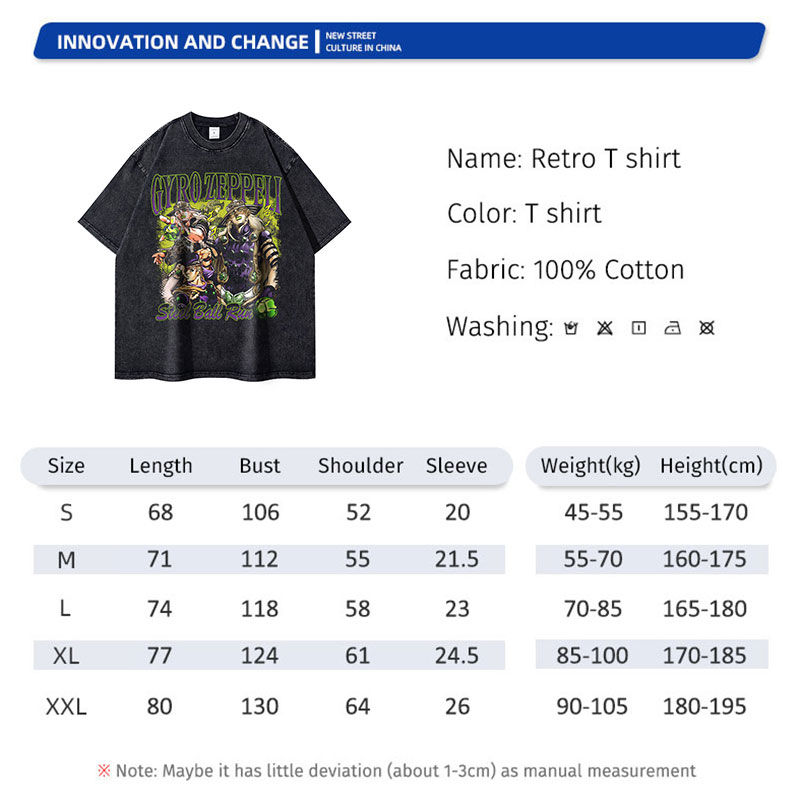 Bandai Anime JoJos T Shirt Vin - Men Shoes Japan ulasan dan harga