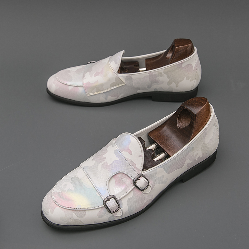 Breathable Mens Loafers Colorf - Monk Strap Shoe ulasan dan harga