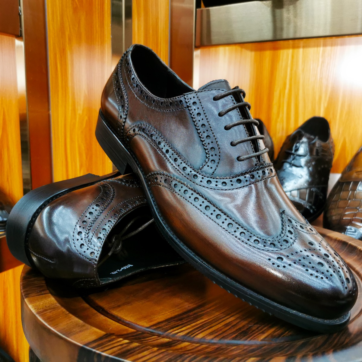 Luxury Men's Dress Shoes Genui - Monk Strap Shoe ulasan dan harga