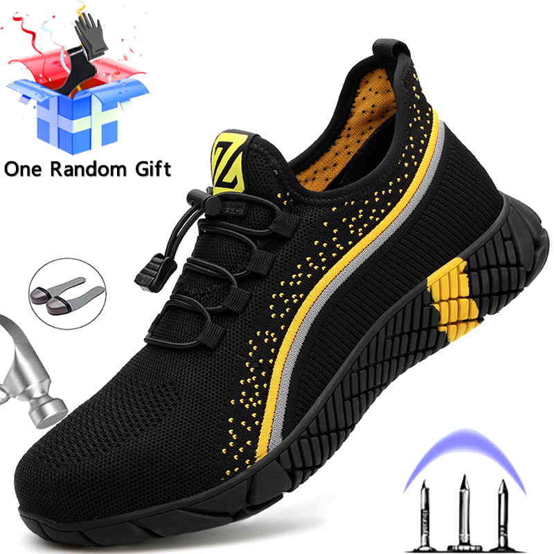 MJYTHF Male Indestructible Sho - Work Boot Steel Toe ulasan dan harga