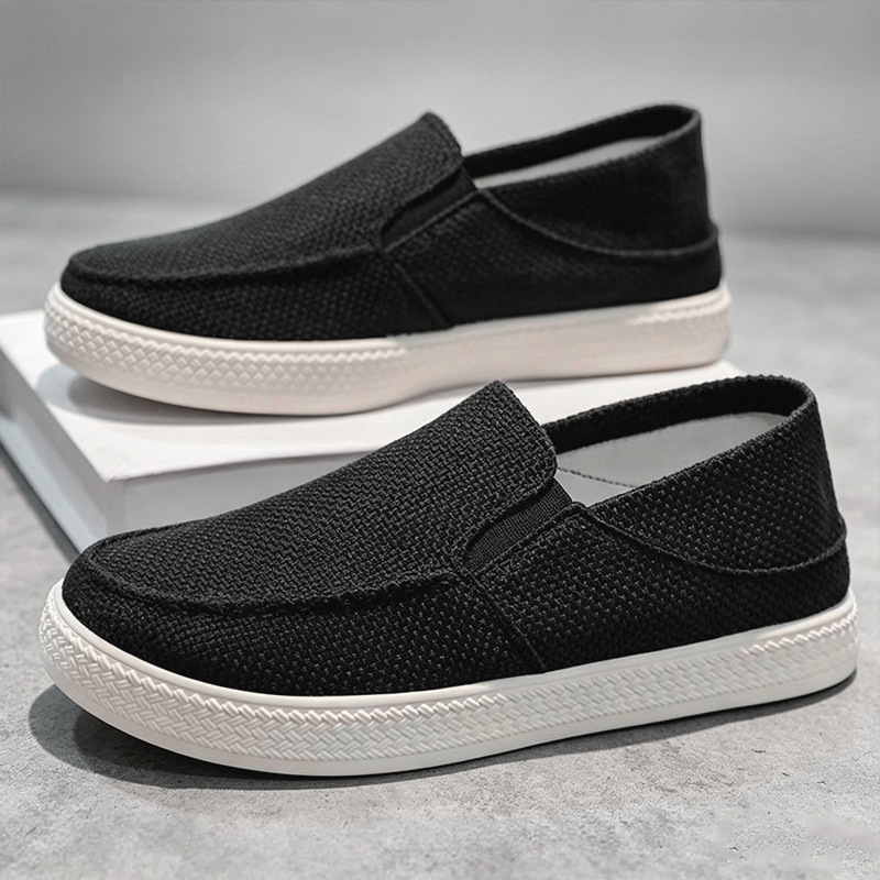 Men Linen Slip On Loafers Brea - Men'S Shoes Loafers Casual ulasan dan harga