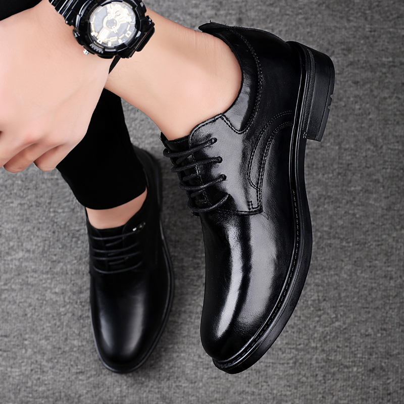 Leather Casual Elevator Shoes  - Men'S Shoes To Increase Height ulasan dan harga