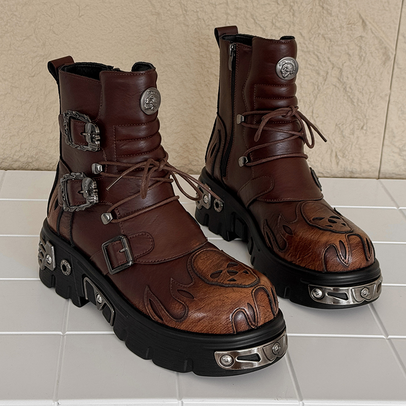 Men Height Increasing Punk Sty - Men'S Shoes To Increase Height ulasan dan harga