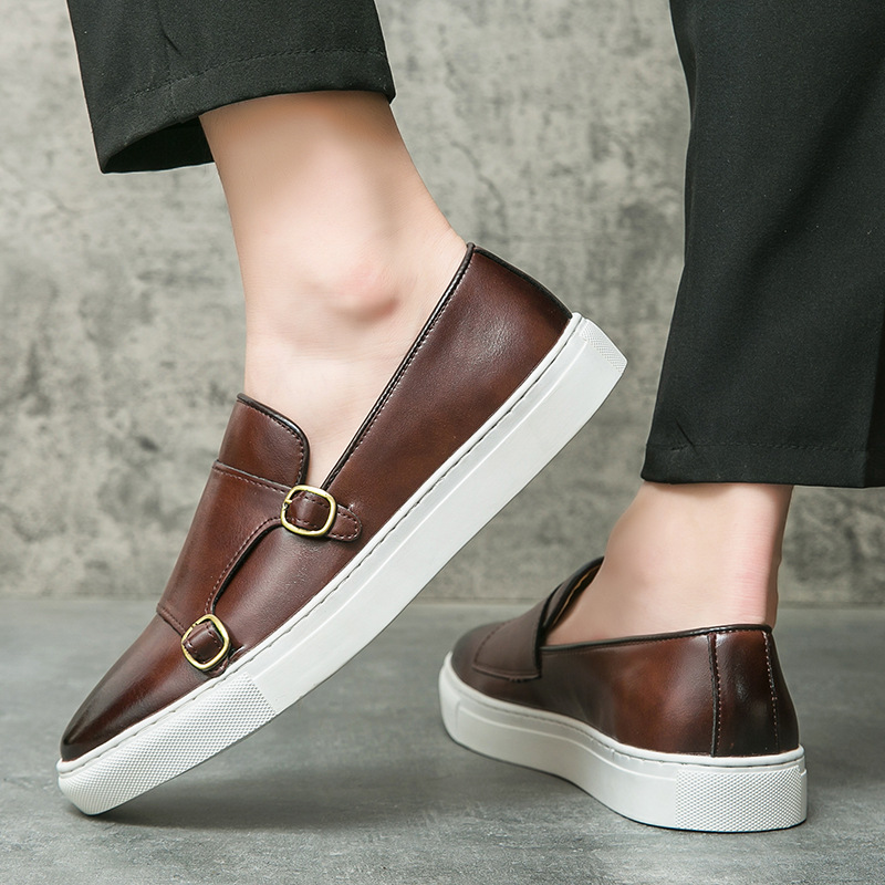 Designer New Shoes for Men Lea - Monk Strap Shoe ulasan dan harga