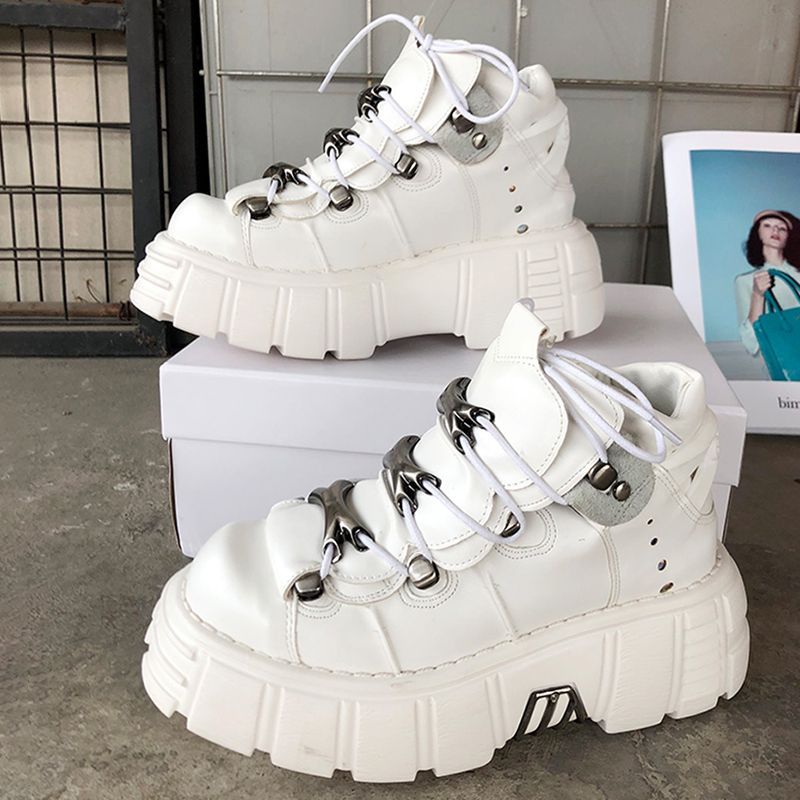 2026 Women Goth Leather Heavy  - Men'S Shoes Loafers Casual ulasan dan harga