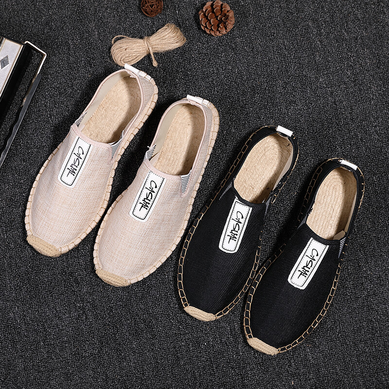 Linen Male Casual Shoes Loafer - Men'S Shoes Loafers Casual ulasan dan harga