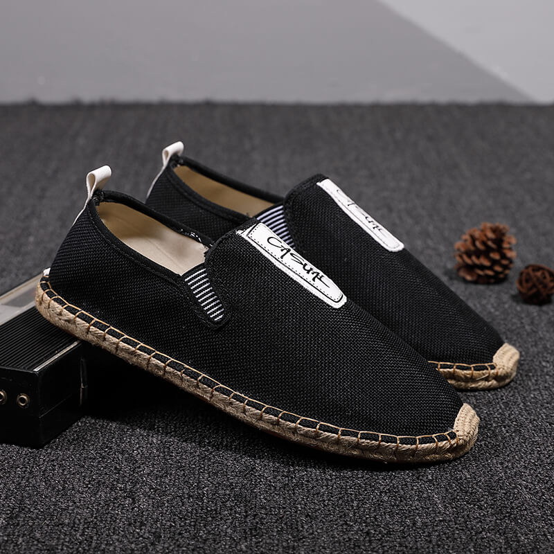 Linen Male Casual Shoes Loafer - Men'S Shoes Loafers Casual ulasan dan harga